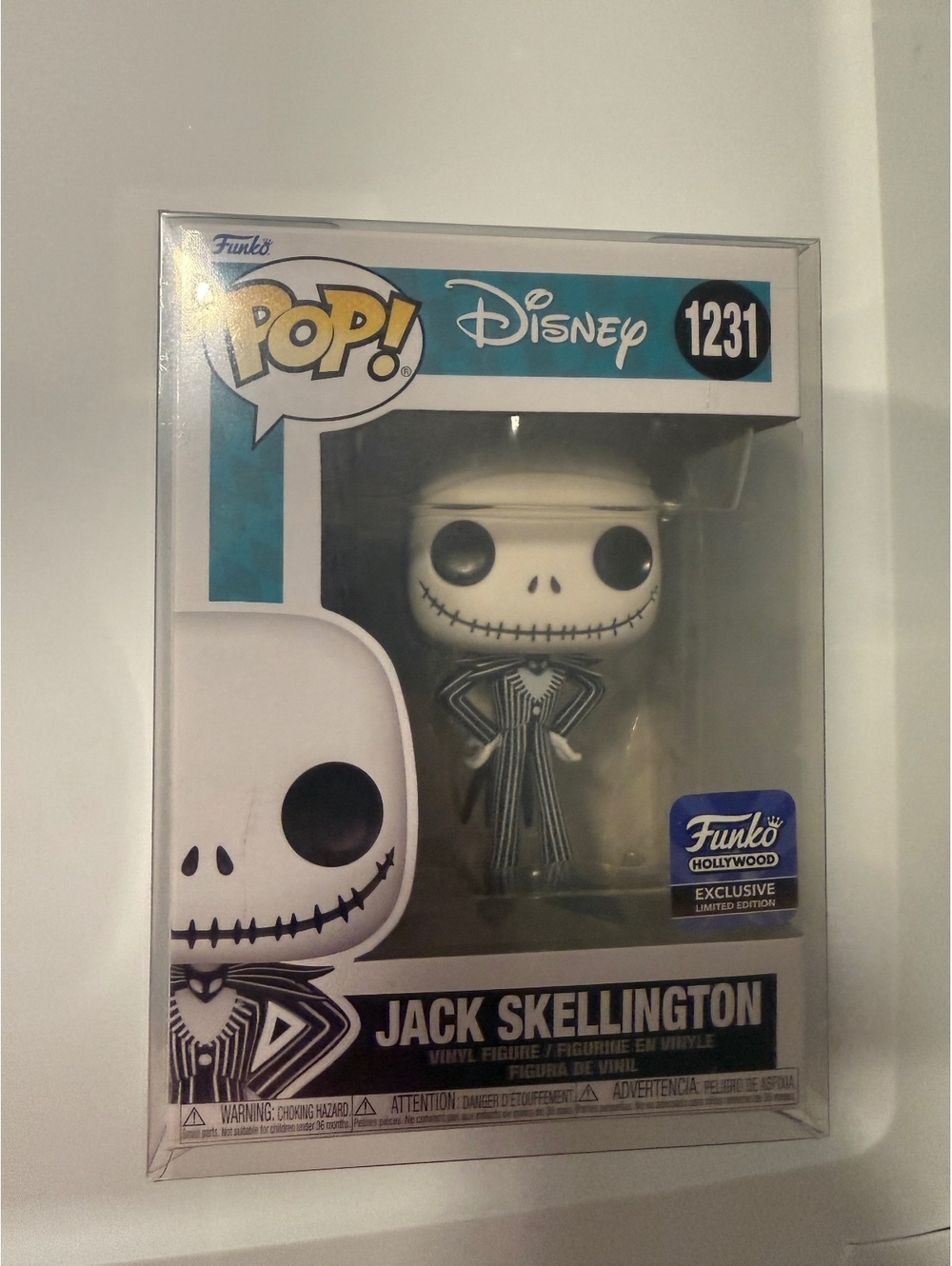 Funko Pop Jack Skellington #1231 Funko Hollywood Exclusive Disney Nightmare